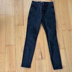 Madewell Women's Black Skinny Jeans